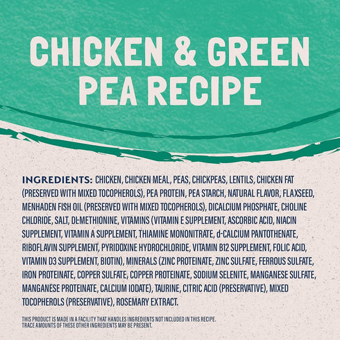 Natural Balance Grain Free L.I.D. Chicken Green Pea Cat Food 4lb - Poudre Pet and Feed Supply