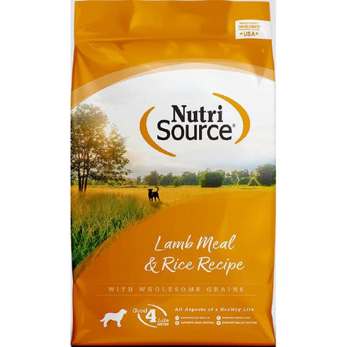 NutriSource Lamb Meal & Rice Recipe Dry Dog Food 26lb - Poudre Pet and Feed Supply