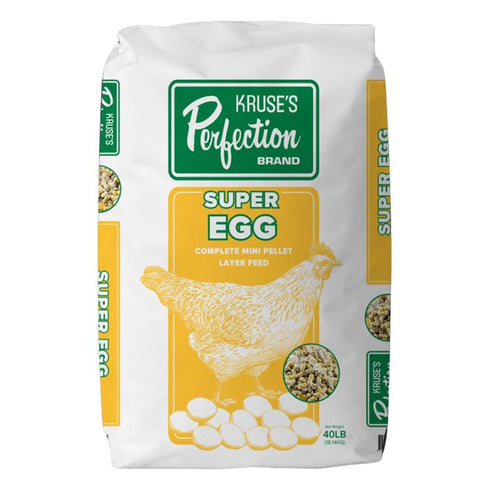 Kruse's Perfection Super Egg Complete Mini Pellet Layer Feed 40lb - Poudre Pet and Feed Supply