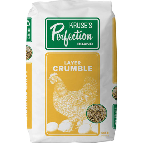 Kruse's Perfection Poultry Layer Crumble 50lb - Poudre Pet and Feed Supply
