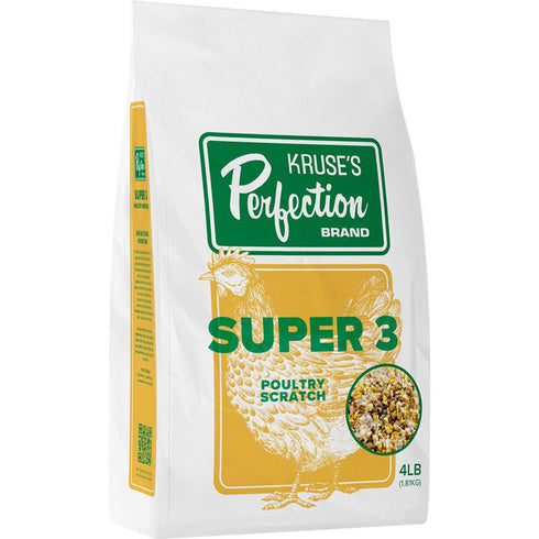 Kruse's Perfection Super 3 Poultry Scratch 4lb - Poudre Pet and Feed Supply