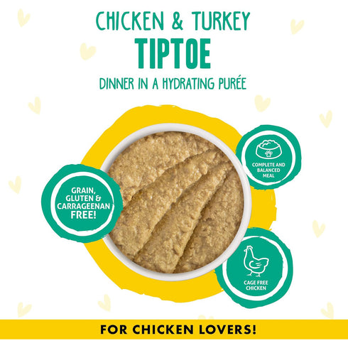 Weruva BFF Play Pate Chicken & Turkey Tiptoe Wet Cat Food 3oz poudrefeed.com 2