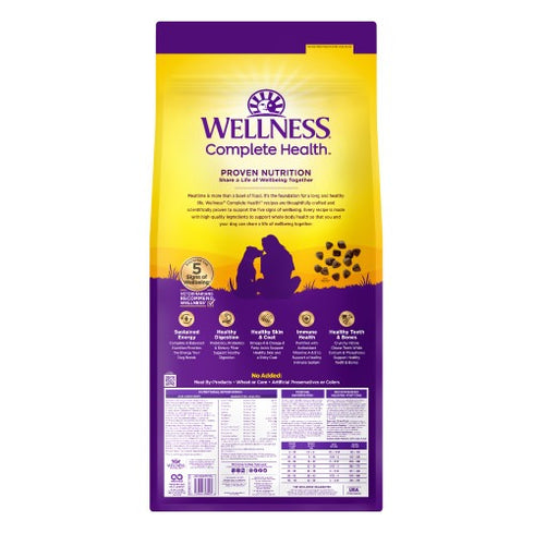 Wellness Complete Health Grained Chicken & Oatmeal Dry Dog Food 26lb - Poudre Pet & Feed Supply 2