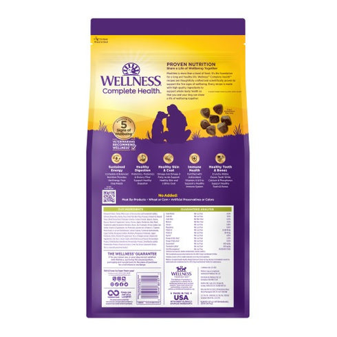 Wellness Health Grained Healthy Weight Chicken & Peas Dry Dog Food 24lb - Poudre Pet & Feed Supply 2