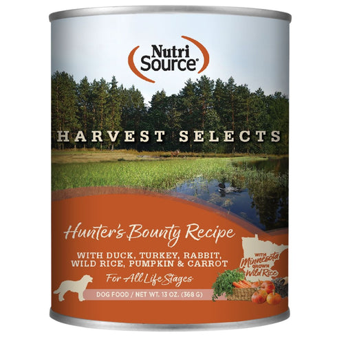 Nutrisource Hunter’s Bounty Harvest Selects Wet Dog Food 13oz - Poudre Pet & Feed Supply