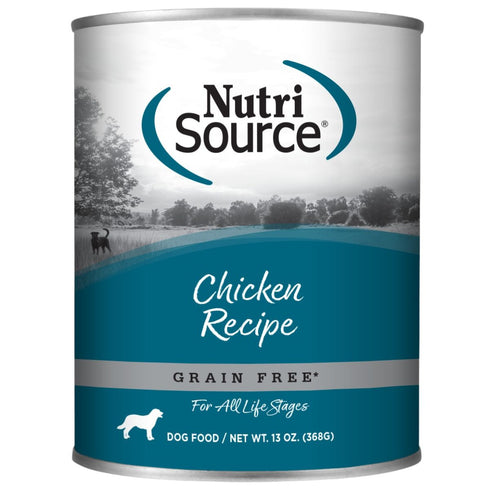 NutriSource Grain Free Chicken Wet Dog Food 13oz - Poudre Pet & Feed Supply