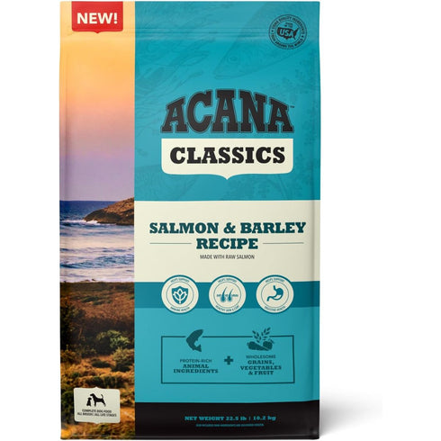 Acana Classics Salmon and Barley Dry Dog Food 22.5lb - Poudre Pet & Feed Supply