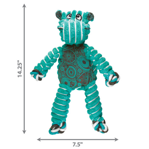 KONG Floppy Knots Hippo, Toy for Dogs, M/L - Poudre Pet and Feed Supply
