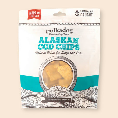 Polkadog Alaskan Cod Chips 4 oz
