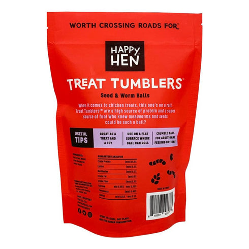 Happy Hen Treats Tumblers Chicken Treats 14oz - Poudre Pet and Feed Supply