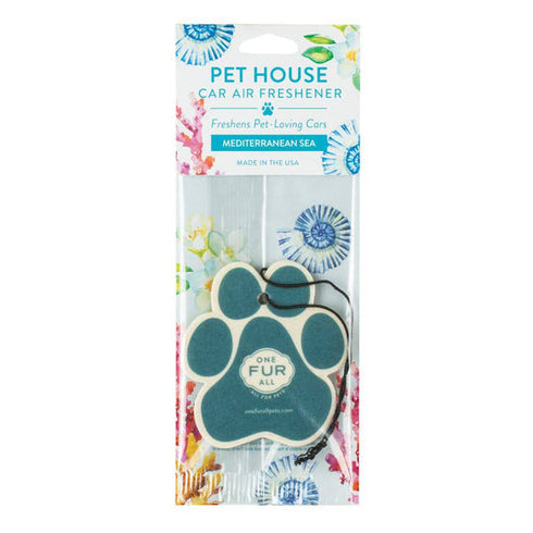 One Fur All Car Air Freshener Mediterranean Sea - Poudre Pet and Feed Supply