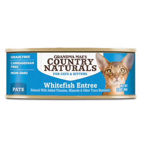 Grandma Mae's Grain-Free Whitefish Pate Wet Cat Food 2.8oz - Poudre Pet and Feed Supply
