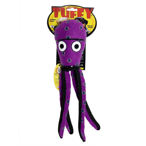 Tuffy's Priolla the Purple Squid Dog Toy