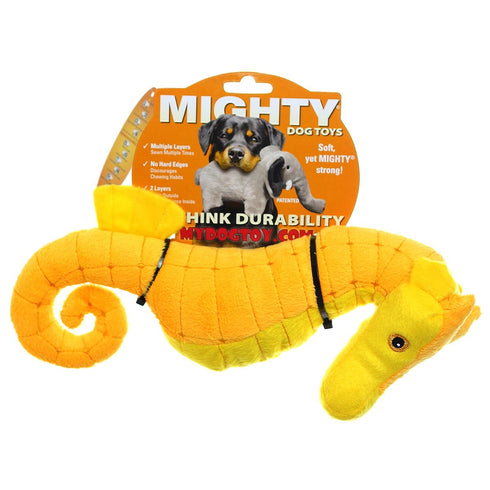 Tuffy's Mighty Ocean Series Seahorse Dog Toy