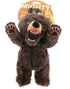 Tuffy's Mighty Angry Animals Plush Squeaky Dog Toy - Bear