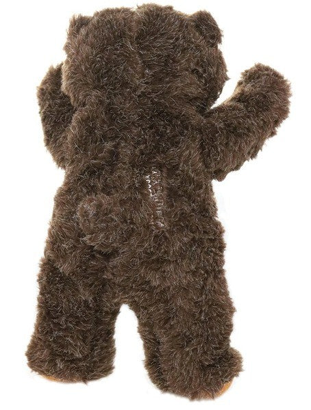 Tuffy's Mighty Angry Animals Plush Squeaky Dog Toy - Bear