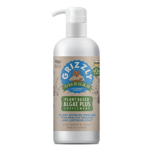 Grizzly Pet Products Algal Plus Food Supplement for Dogs and Cats 32oz - Poudre Pet and Feed Supply