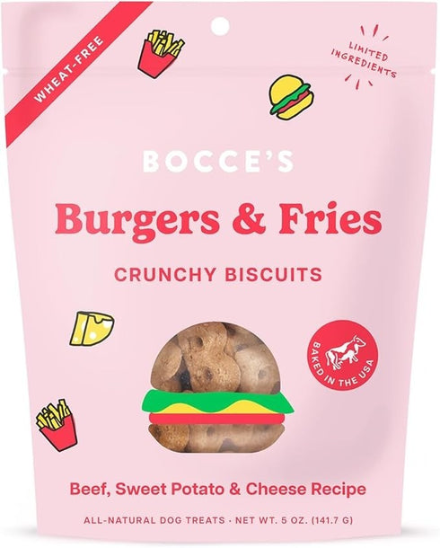 Bocce's Bakery Seasonal Burger & Fries Biscuits 5 oz