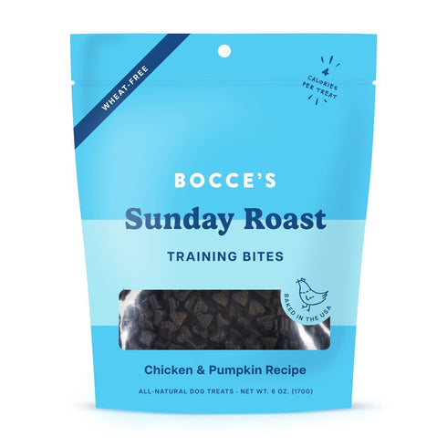 Bocce's Bakery Sunday Roast Training Bites Dog Treats 6 oz