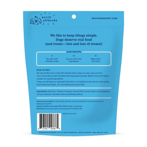 Bocce's Bakery Sunday Roast Training Bites Dog Treats 6 oz