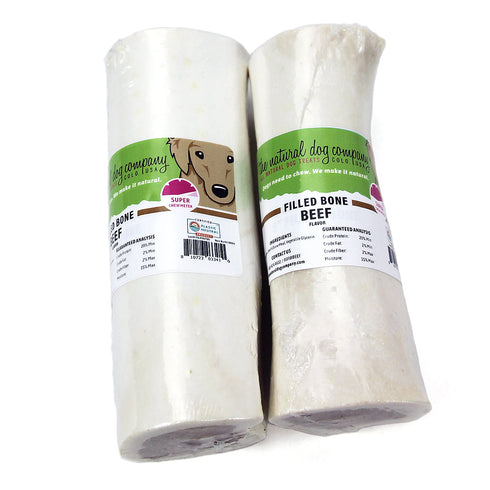 The Natural Dog Company 5" Beef Flavour Filled Bone Dog Treat - Poudre Pet and Feed Supply