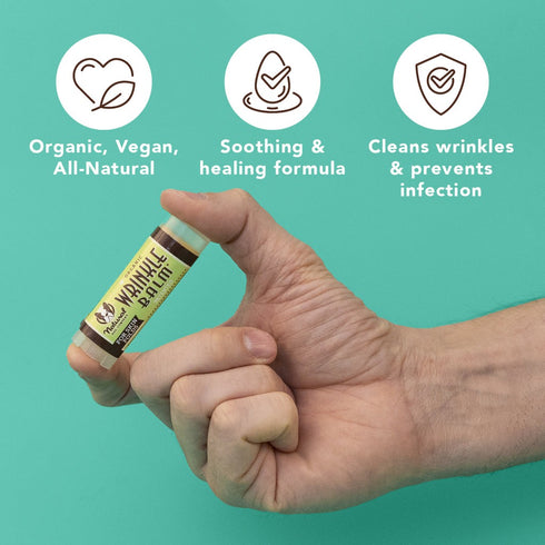 Natural Dog Company Wrinkle Balm Travel Stick .15oz - Poudre Pet & Feed Supply 3