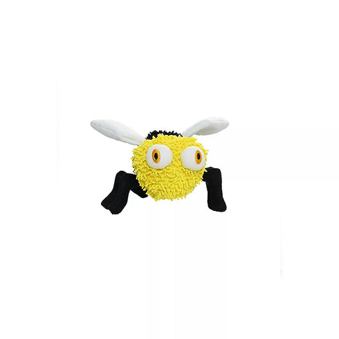 Tuffy's Mighty Microfiber Ball Bee Med Dog Toy