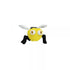 Tuffy's Mighty Microfiber Ball Bee Med Dog Toy