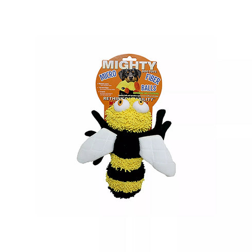 Tuffy's Mighty Microfiber Ball Bee Med Dog Toy