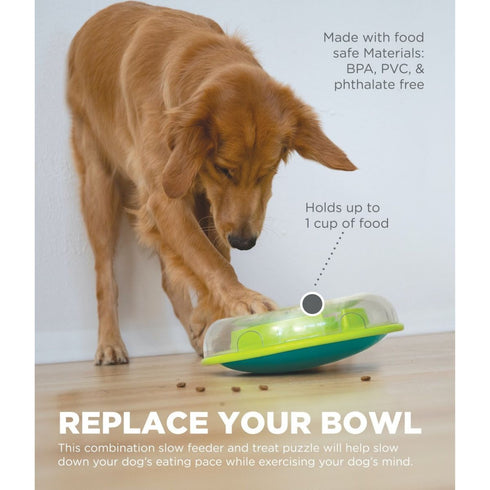 Outward Hound Wobble Bowl Interactive Treat Puzzle Dog Toy Multi - Poudre Pet & Feed Supply 2