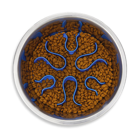 Outward Hound Fun Feeder Stainless Steel Slow Bowl