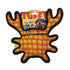 Tuffy's Ocean Creature Crab Dog Toy, Orange, Medium