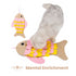 Injoya Fish Snuffle Mat Cat Supply 0.20''