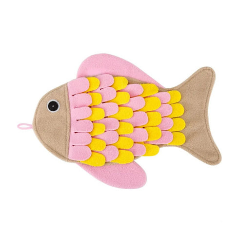 Injoya Fish Snuffle Mat Cat Supply 0.20''