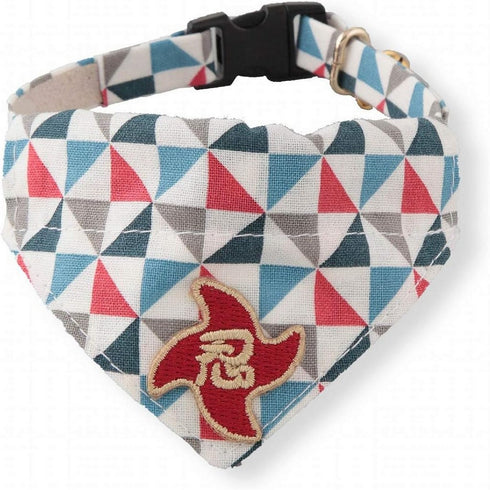 Necoichi Ninja Cat Bandana Collar Blue Poudre Pet & Feed Supply