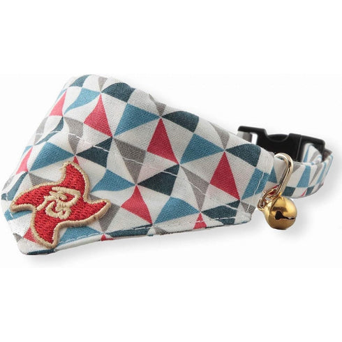 Necoichi Ninja Cat Bandana Collar Blue Poudre Pet & Feed Supply 3