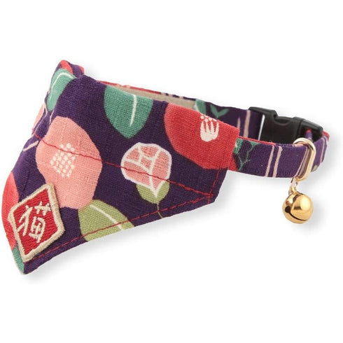 Necoichi Kimono Cat Bandana Collar Purple Poudre Pet & Feed Supply 3