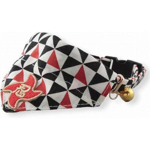Necoichi Ninja Cat Bandana Collar Black Poudre Pet & Feed Supply 3