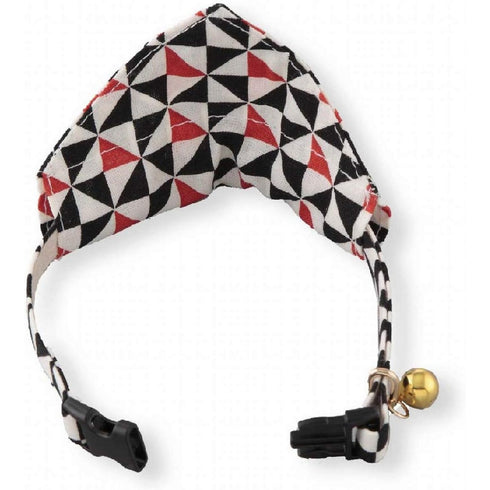 Necoichi Ninja Cat Bandana Collar Black Poudre Pet & Feed Supply 5