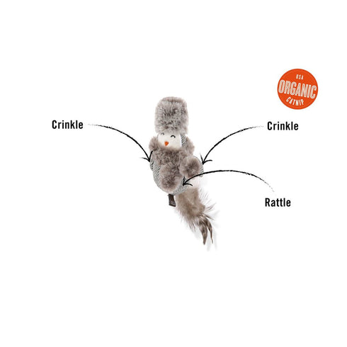 P.L.A.Y. Feline Frenzy Blissful Birdie Cat Toy Poudre Pet & Feed Supply 2