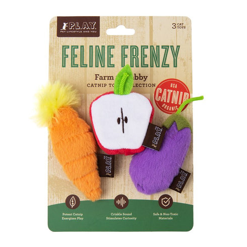 P.L.A.Y. Feline Frenzy Farm Tabby Cat Toy Food - Poudre Pet and Feed Supply