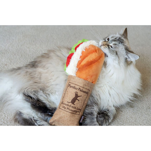 P.L.A.Y. Feline Frenzy Tuna Baguette Kicker Cat Toy Poudre Pet & Feed Supply 4