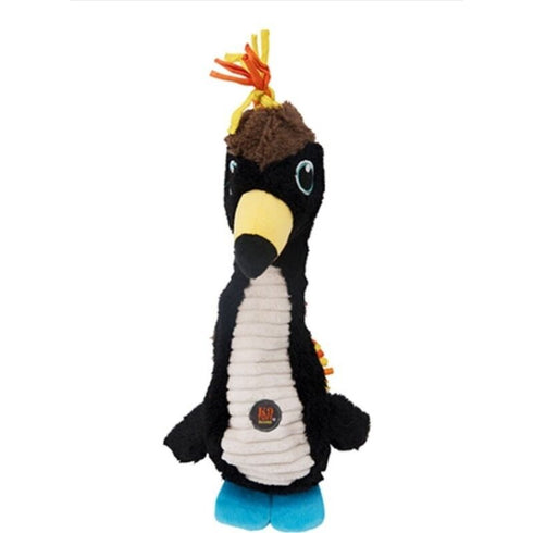 Outward Hound Charming Pet Absurd Burds Medium Black Toucan Dog Toy - Poudre Pet & Feed Supply