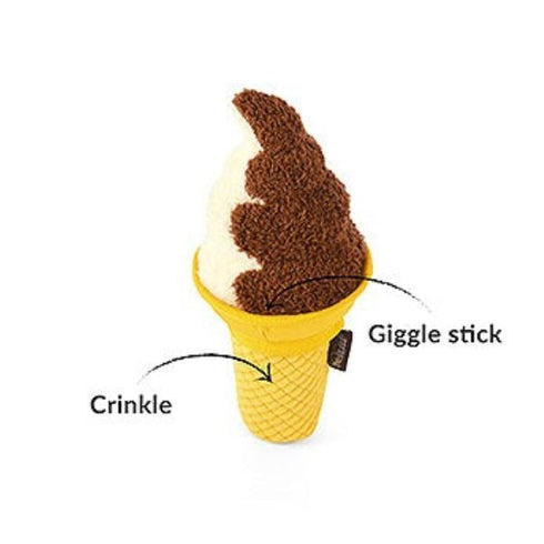 P.L.A.Y. Snack Attack Swirls n' Slobbers Soft Serve Dog Toy Poudre Pet & Feed Supply 2