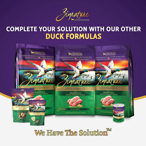 Zignature Soft Moist Dog Treats - Duck - 4oz