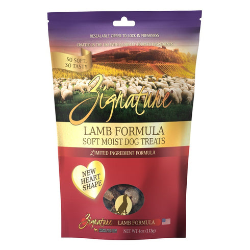 Zignature Soft Moist Dog Treats - Lamb - 4oz