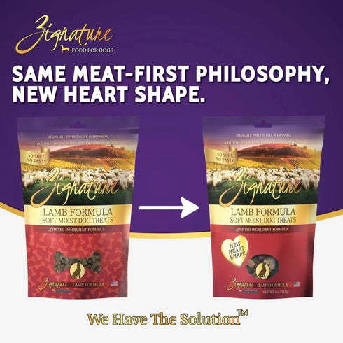 Zignature Soft Moist Dog Treats - Lamb - 4oz