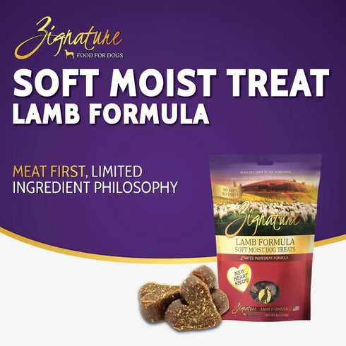 Zignature Soft Moist Dog Treats - Lamb - 4oz