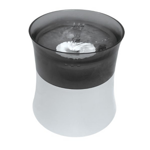 Pioneer Pet Elevated Vortex Pet Drinking Fountain, White, 128 Fluid Ounces