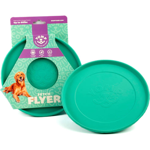 Yomp Fetch Flyer Silicone Dog Toy poudrefeed.com 2